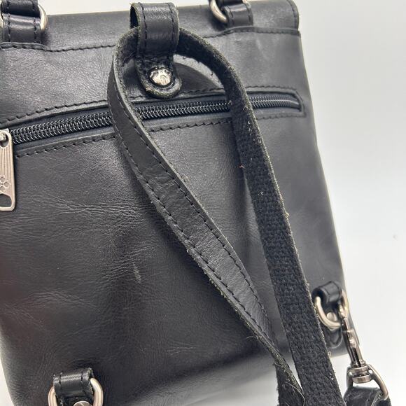Patricia Nash Vatoni Mini Backpack Black Leather Purse Small Western Bag